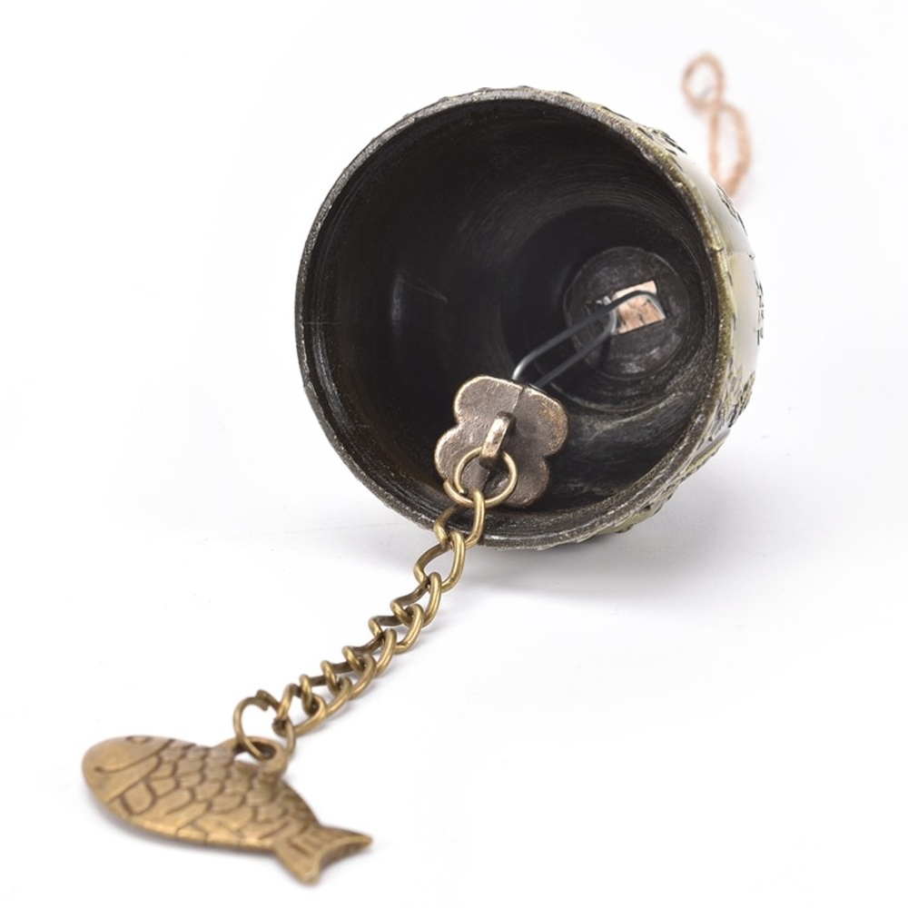 Bronze good LUCK Feng shui dragon, elephant, or Buddha bell - Picture 7 of 11